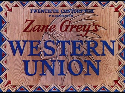 Western Union (1941) - Opening Scene