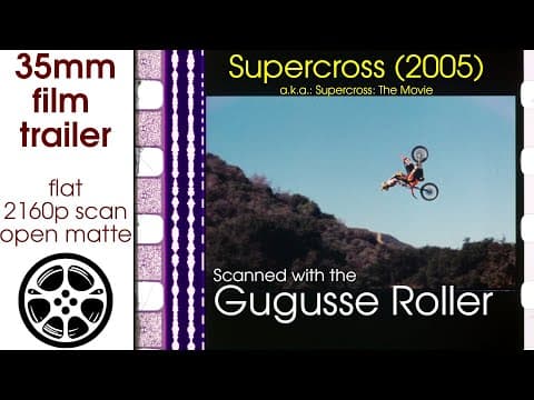 Supercross: The Movie (2005) 35mm film trailer A, flat open matte, 2160p