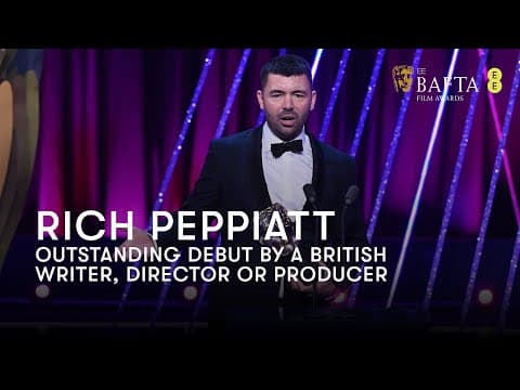 Rich Peppiatt wins the Outstanding Debut BAFTA for Kneecap | BAFTA Film Awards 2025