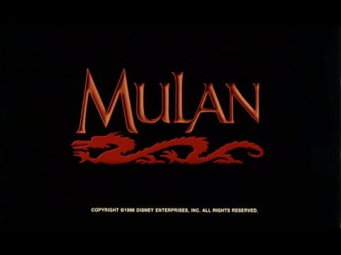 Mulan - 1998 Theatrical Trailer (35mm 4K)