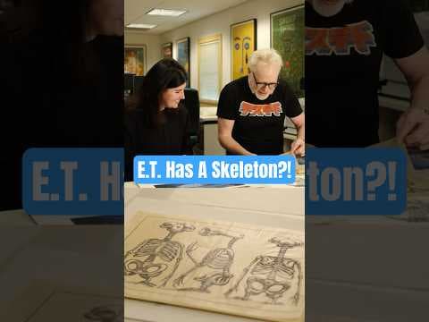 Adam Savage Discovers E.T.’s Terrifying Skeleton!