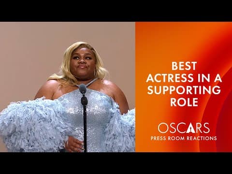Da'Vine Joy Randolph |  Best Actress in a Supporting Role | Oscars 2024 Press Room Speech