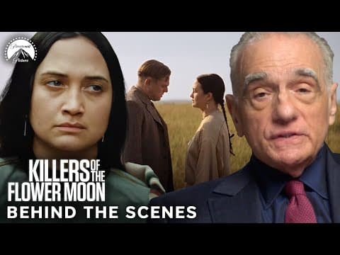 Behind the Scenes w/ Lily Gladstone, Leonardo DiCaprio, Martin Scorsese