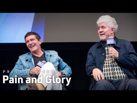 Pedro Almodóvar and Antonio Banderas on “Pain and Glory”
