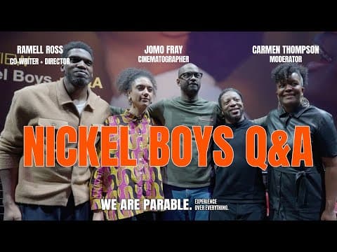Nickel Boys Q&A | RaMell Ross & Jomo Fray | Adapting Colson Whitehead’s Pulitzer Prize-Winning Novel