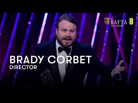 Brady Corbet wins the Director BAFTA for The Brutalist | BAFTA Film Awards 2025