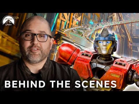 Transformers Meets Formula 1 Racing - Behind the Scenes