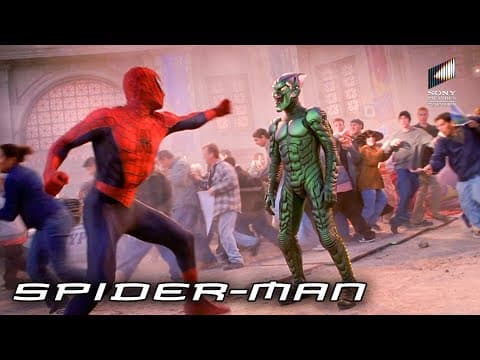 Spider-Man Fights the Green Goblin for the First Time