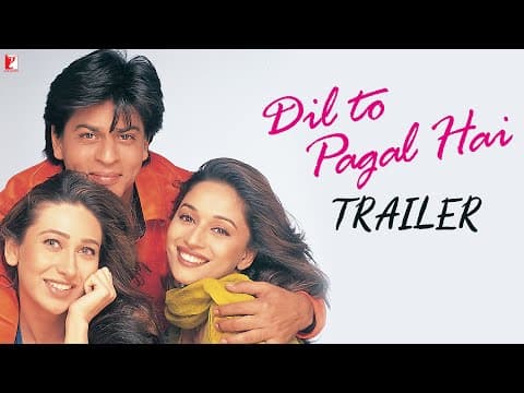 Dil To Pagal Hai | Official Trailer | Shah Rukh Khan | Madhuri Dixit | Karisma Kapoor | Akshay Kumar