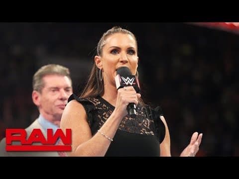 Stephanie McMahon announces WWE Evolution: Raw, July 23, 2018