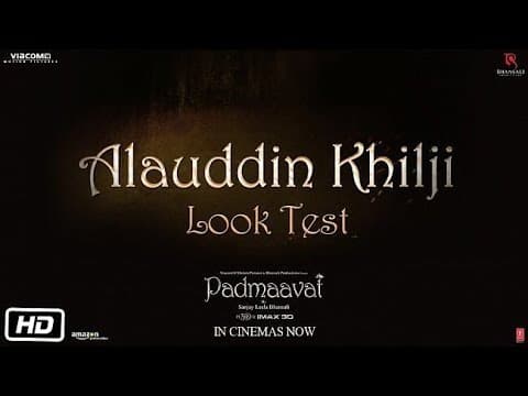 Alauddin Khilji Look Test