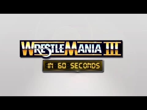 WrestleMania III