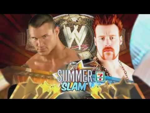 WWE SUMMERSLAM 2010 NEW MATCH CARD V2 HD