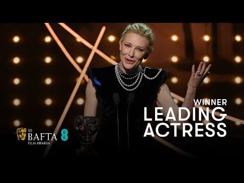 Cate Blanchett Wins Leading Actress | EE BAFTAs 2023