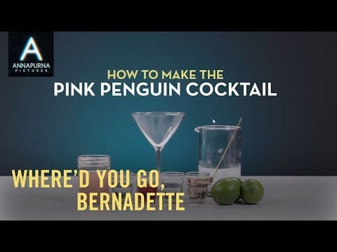 WHERE'D YOU GO, BERNADETTE | Pink Penguin Cocktail Recipe