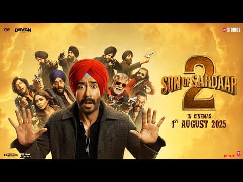 Son Of Sardaar 2 - OFFICIAL TRAILER | Ajay Devgn & Mrunal Thakur | Vijay Kumar Arora | 25th July