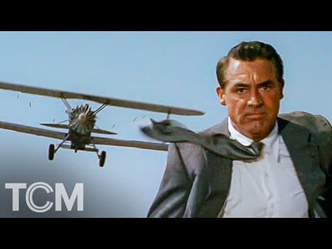 Cary Grant Outruns a Crop Duster | North by Northwest | TCM