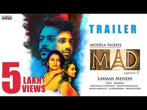 MAD Theatrical Trailer | Laxman Meneni | T Venu Gopal Reddy | Krishna Reddy | Madhura Audio