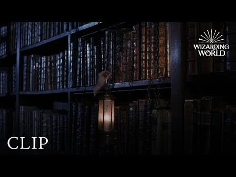 Harry Sneaks into the Restricted Section