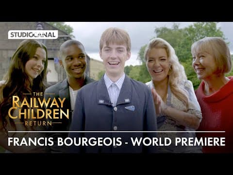 Francis Bourgeois | Viral TikTok trainspotting star at the premiere of The Railway Children Return