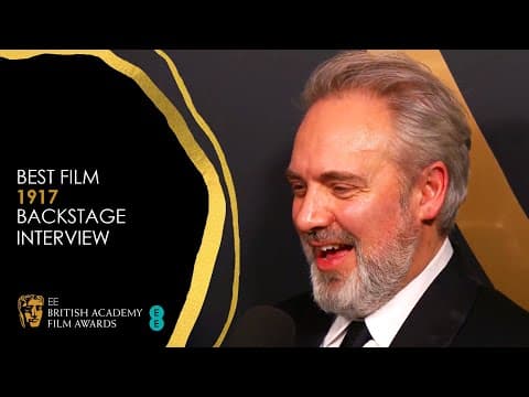 Sam Mendes & The Cast of 1917 Celebrate Their Best Film Win | EE BAFTA Film Awards 2020