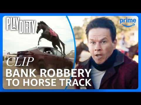 Bank Heist Leads to Horse Track Mayhem - Clip