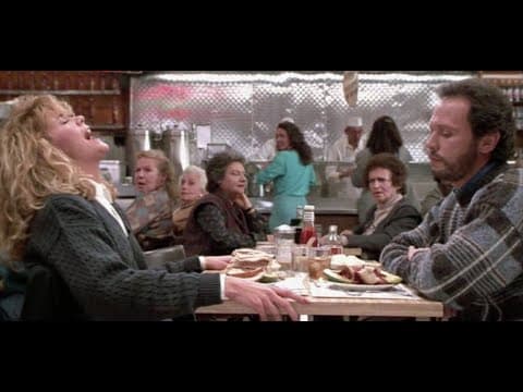 "I'll Have What She's Having" diner scene
