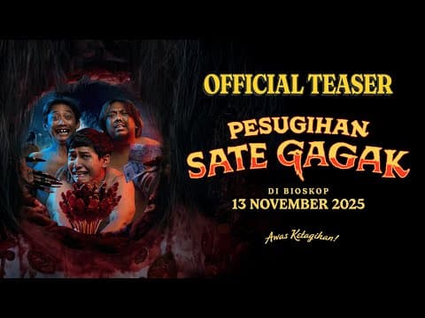 PESUGIHAN SATE GAGAK - TEASER | 13 NOVEMBER DI BIOSKOP