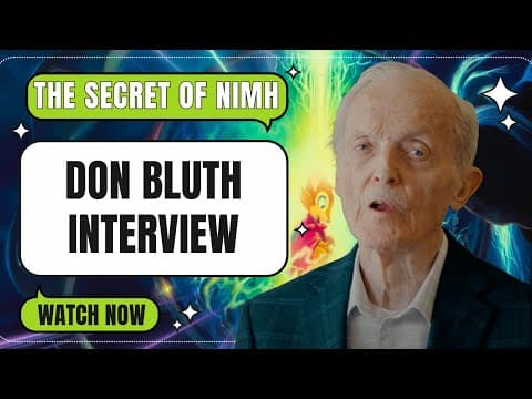 A WAY TO GO HOME: An Interview with director Don Bluth Excerpt