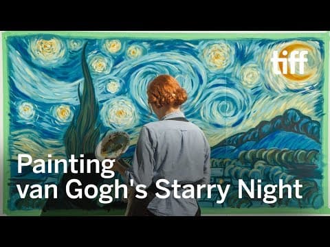 Time-lapse of van Gogh's Starry Night