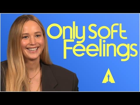 Oscar Winner Jennifer Lawrence's "Only Soft Feelings" on 'No Hard Feelings'