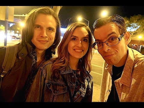 Hanging out the with the cast of Return to Nuke 'Em High !!!!