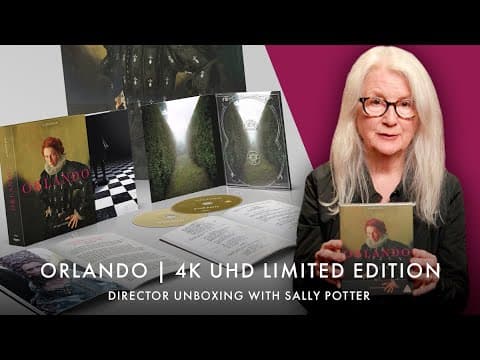 Sally Potter unboxing ORLANDO 4K ULTRA-HD (limited edition)