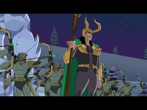Marvel’s Super Hero Adventures: Frost Fight Clip: Loki Fights Captain America