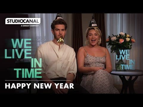 A Happy New Year message from Andrew Garfield and Florence Pugh