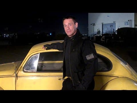 Behind the scenes of "Bumblebee" with John Cena