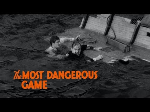 THE MOST DANGEROUS GAME "The luxury yacht runs aground and explodes" Clip
