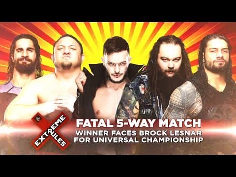 Extreme Rules Fatal 5-Way Match this Sunday at WWE Extreme Rules