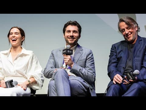 Richard Linklater, Zoey Deutch, Guillaume Marbeck, Aubry Dullin & Michèle Pétin on Nouvelle Vague