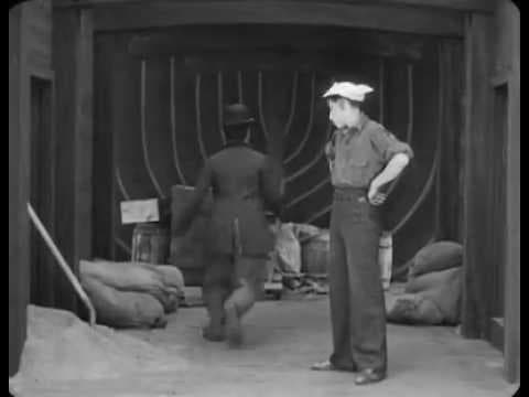 Charlie chaplin funny scene from the movie shanghaied 1915