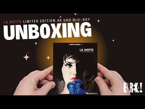 Masters of Cinema 4K UHD Blu-ray Unboxing Video