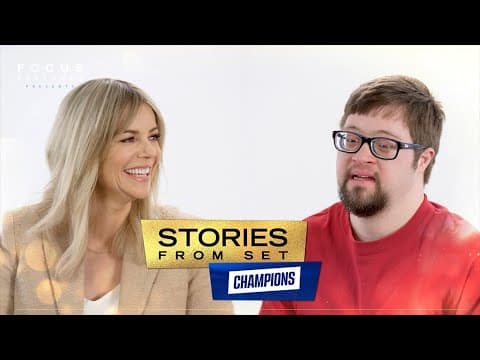 Kaitlin Olson & Kevin Iannucci Enjoyed Joking Around with the Cast of Champions | Stories From Set