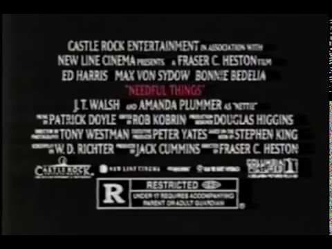 Needful Things Movie Trailer 1993 - TV Spot