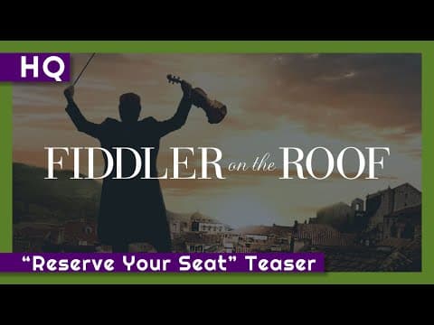 Fiddler on the Roof (1971) "Reserve Your Seat" Teaser