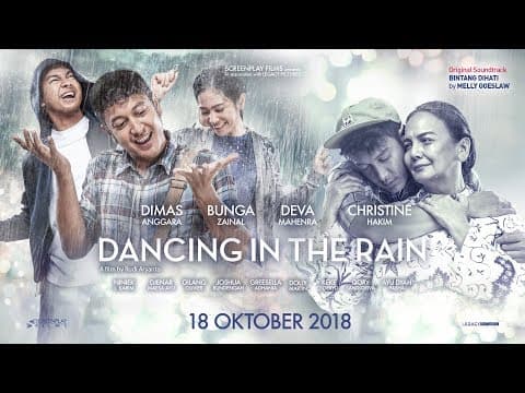 Official Trailer DANCING IN THE RAIN (2018) - Dimas Anggara, Bunga Zainal, Deva Mahenra
