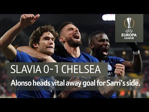 Slavia Prague 0-1 Chelsea | Europa League
