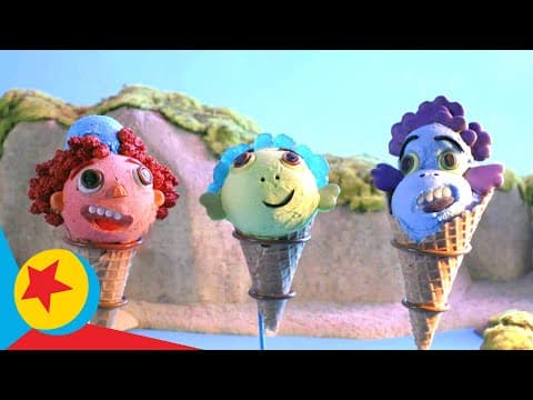 Luca-Inspired Gelato Art