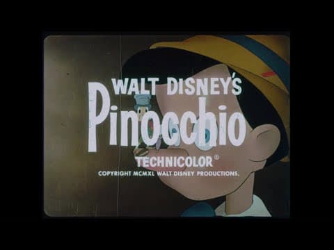 Pinocchio - 1971 Reissue Trailer (35mm 4K)