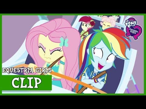 Rainbow is Afraid of Rollercoasters | MLP: Equestria Girls | Rollercoaster of Friendship [Full HD]