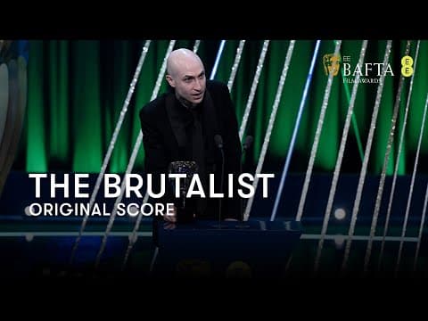 Daniel Blumberg wins the Original Score BAFTA for his work on The Brutalist | BAFTA Film Awards 2025